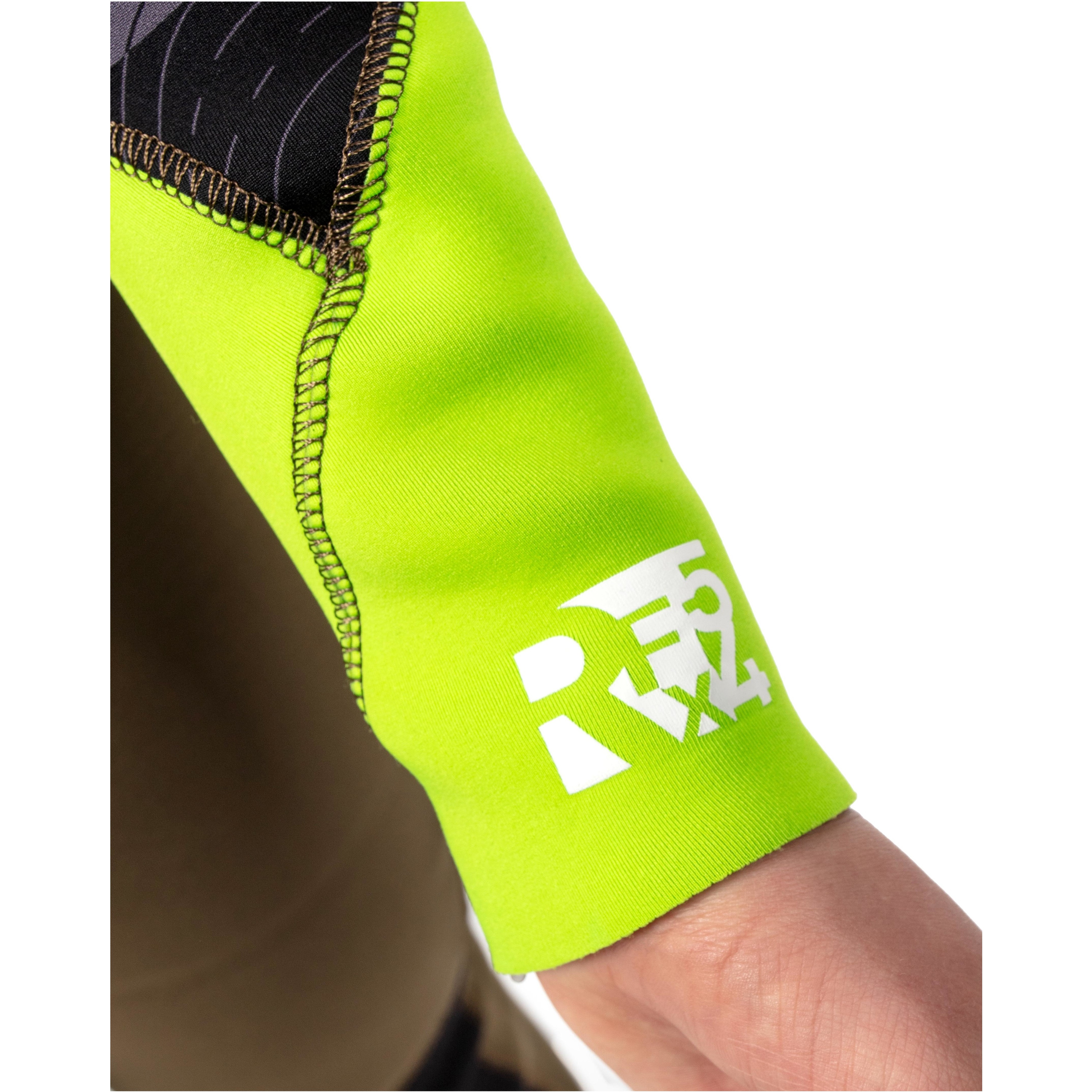 2025 Gul Junior Response 5/4mm GBS Chest Zip Wetsuit RE1251-C1 - Green / Sulphur